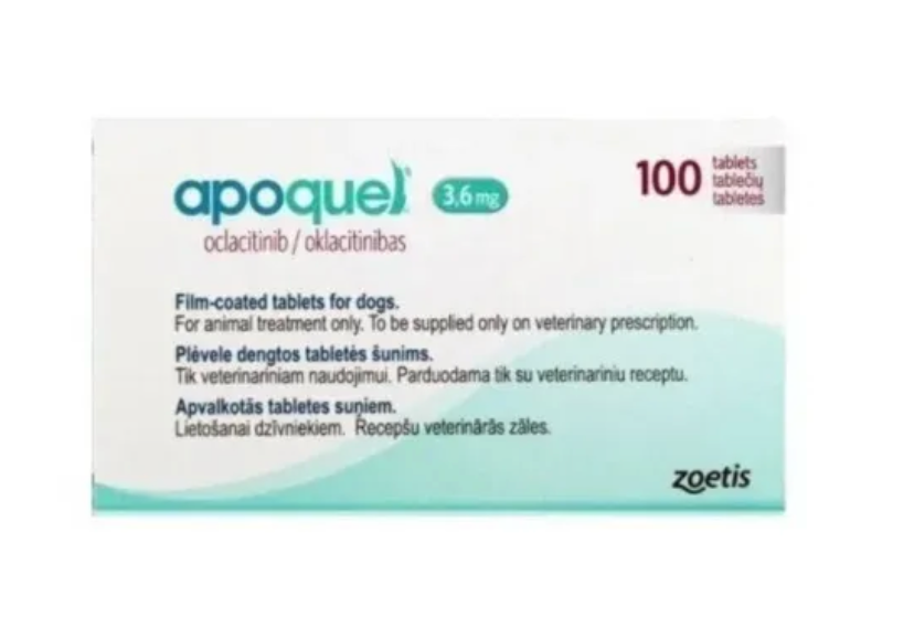 Apoquel 3.6mg - C/20 Tabletas - C/100 Tabletas