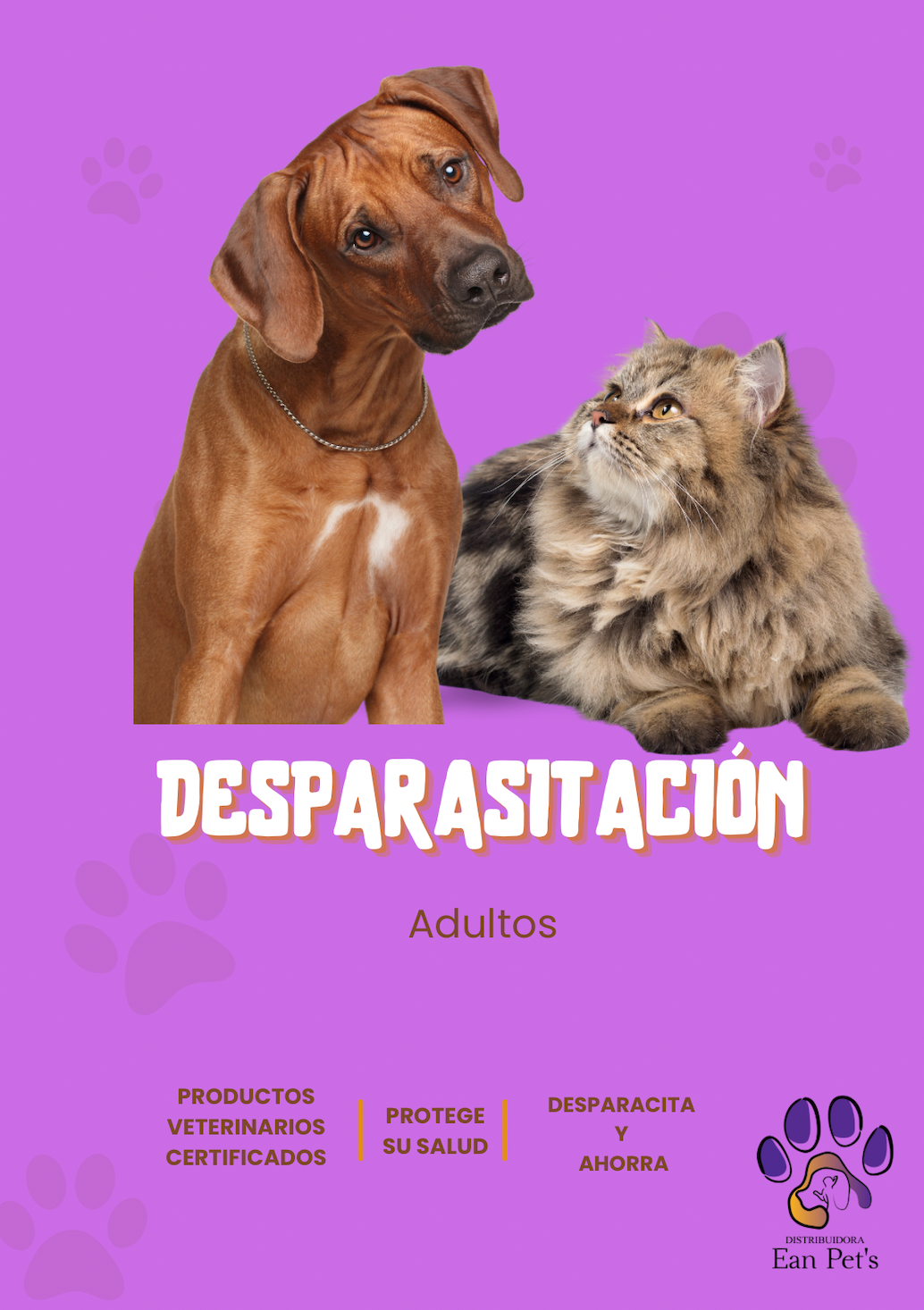DESPARASITACIÓN PARA PERRO Y GATO - SERVICIO A DOMICILIO