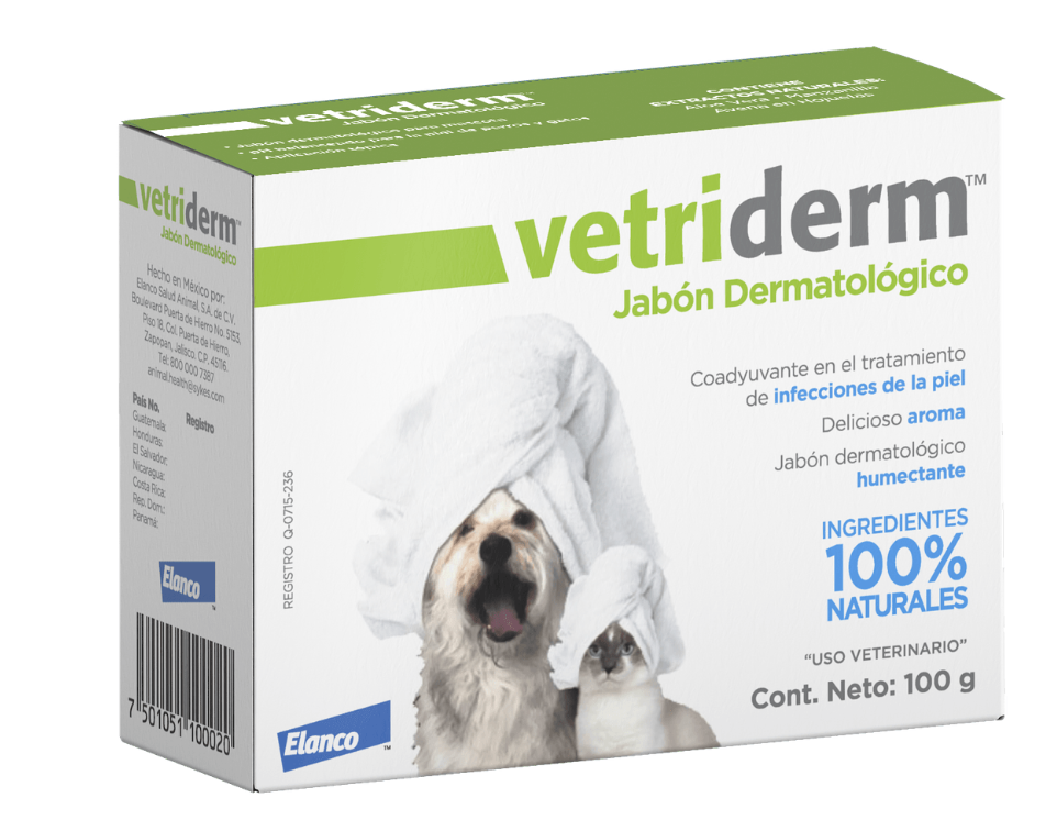 VETRIDERM JABON DERMATOLÓGICO 100 gr. - ELANCO