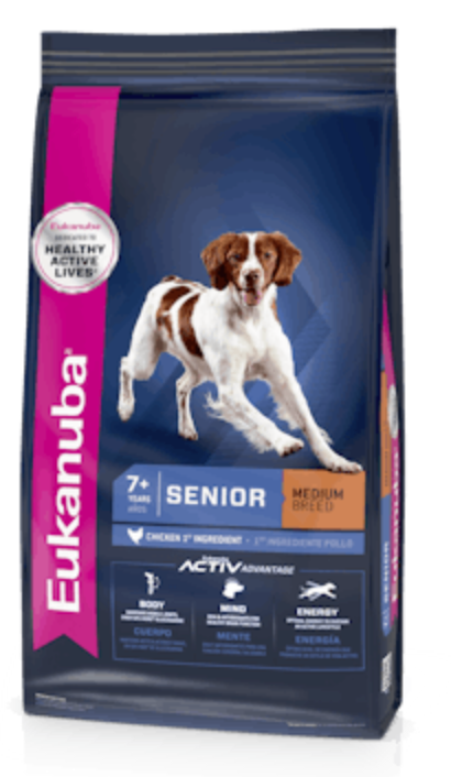 EUKANUBA - SENIOR MEDIUM BREED