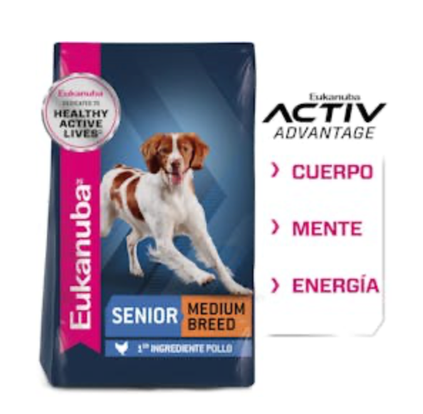 EUKANUBA - SENIOR MEDIUM BREED