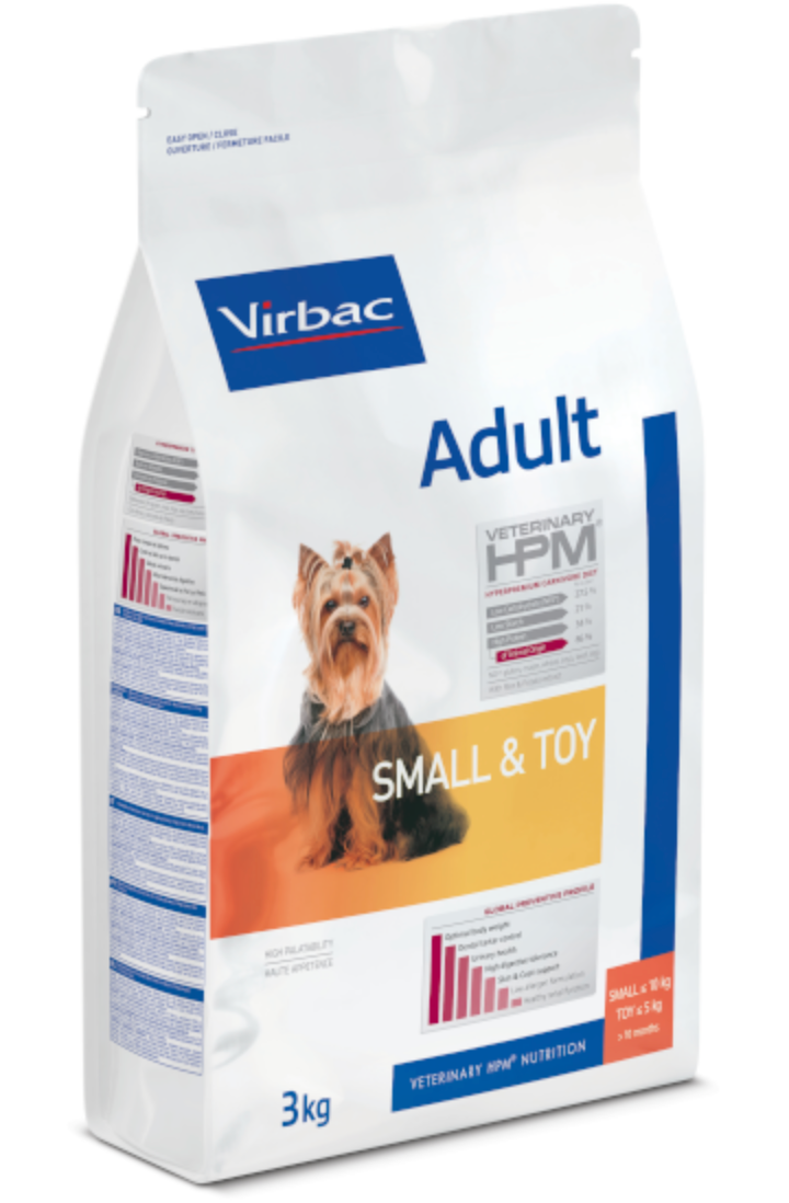 VETERINARY HPM ADULT DOG SMALL & TOY