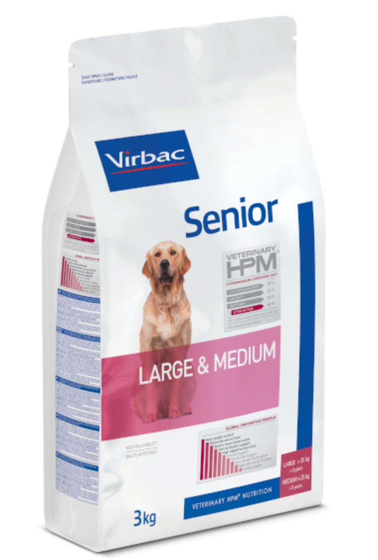 VETERINARY HPM SENIOR DOG LARGE & MEDIUM 12 KG