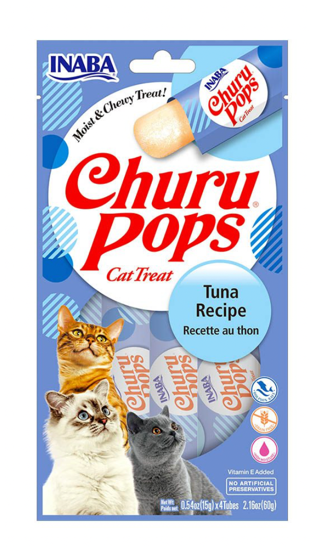 CHURU - Churu Pops Receta de Atún PACK DE 3 BOLSAS