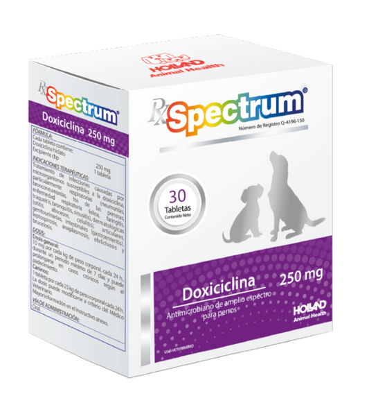 RX SPECTRUM® DOXICICLINA - 250 MG