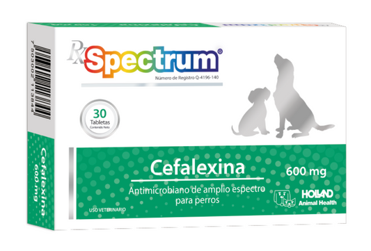 RX SPECTRUM® CEFALEXINA - 600 MG
