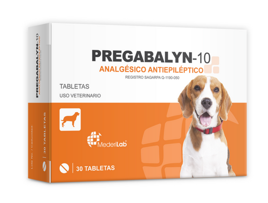 Pregabalyn-10 Analgésico / Antiepiléptico 30 Tabletas - MederiLab