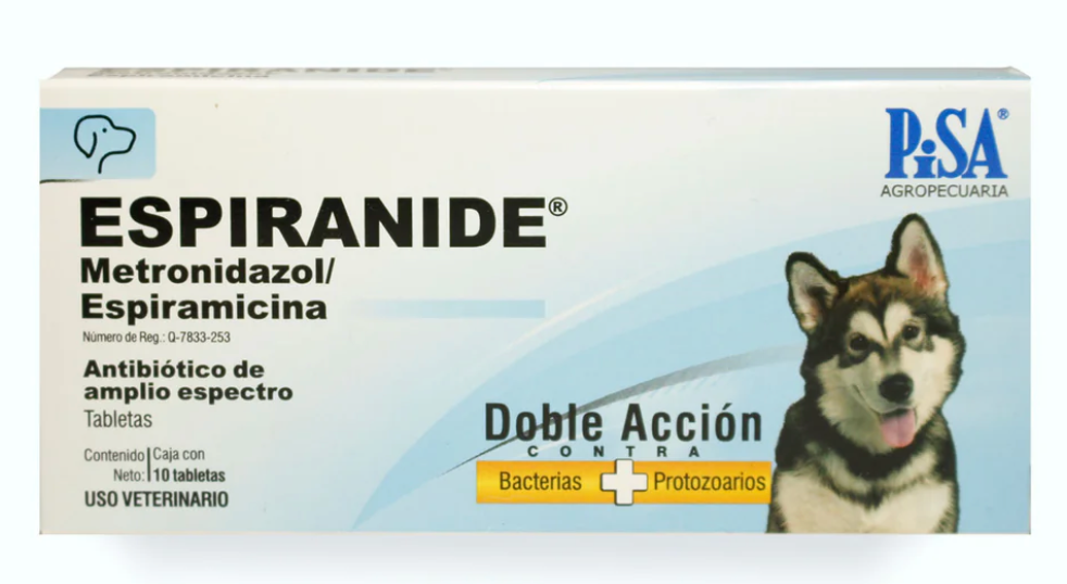 ESPIRANIDE 125 MG CAJA C/10 TABS