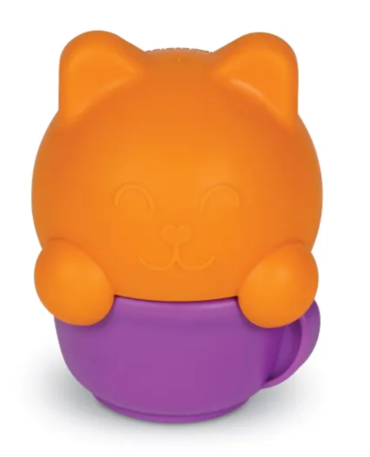 Gatito Taza de Te Dispensador de Premios - Brightkins Benefits