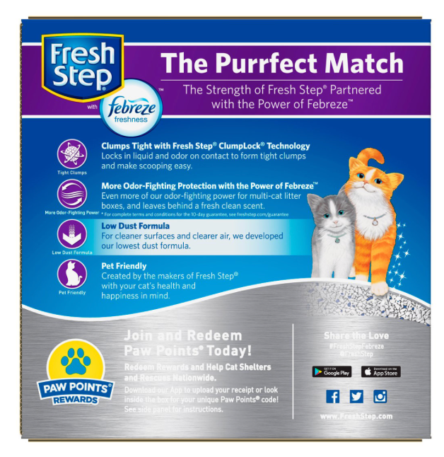 Fresh Step Multi-Cat Arena de Arcilla Aglutinante con Esencia para Hogares Multi-Gato, 11.3 kg