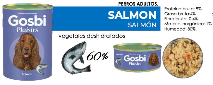 PLAISIRS Salmon Paq. 6 Pzas. - GOSBI