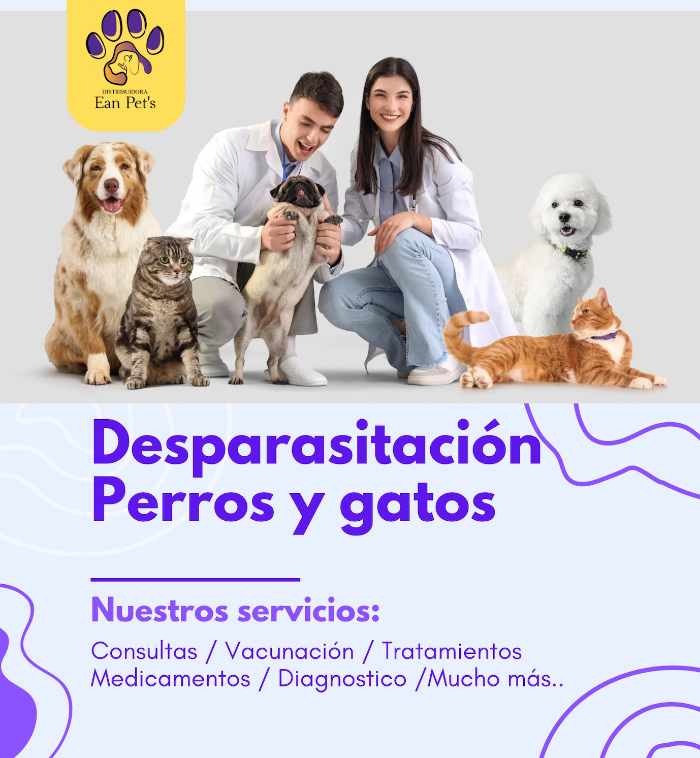 DESPARASITACIÓN PARA PERRO Y GATO - SERVICIO A DOMICILIO