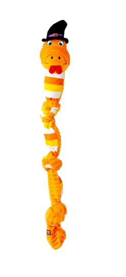Juguete Perro Halloween Resistente con Cuerda Interna Knots Snake Talla M/L - KONG