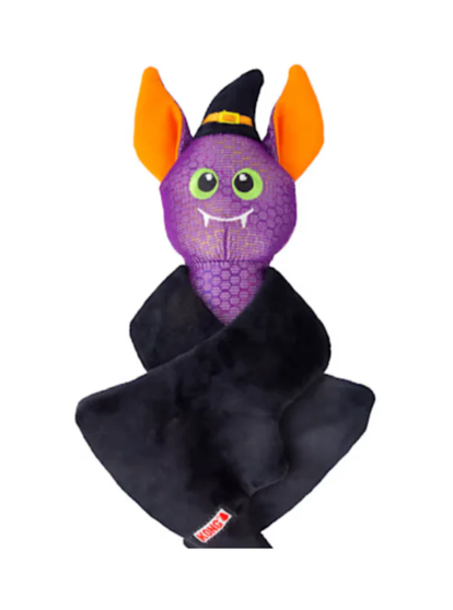 Shakers Shimmy Bat de Halloween Juguete con sonido para perros Talla M. - KONG