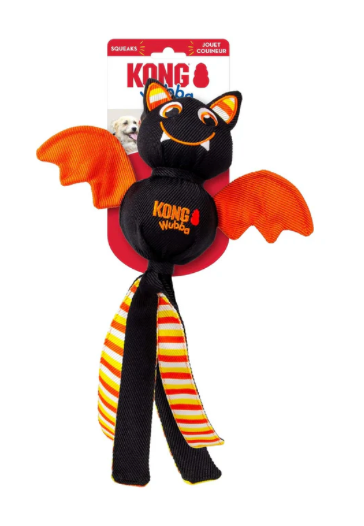 Halloween Wubba Ballistic Bat Juguete Resistente para Perros Talla L - KONG