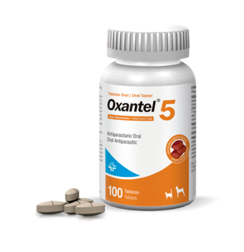 Oxantel® 5 con 100 Tab. - Petmedica