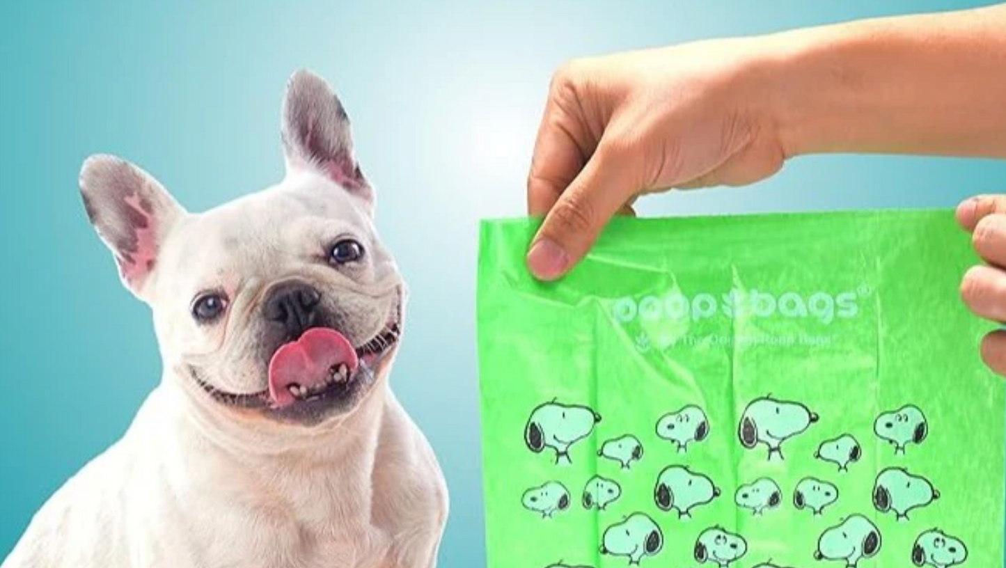 Bolsas p/Popo de Snoopy (4 Rollos con 15 Bolsas) | Poop Bags M