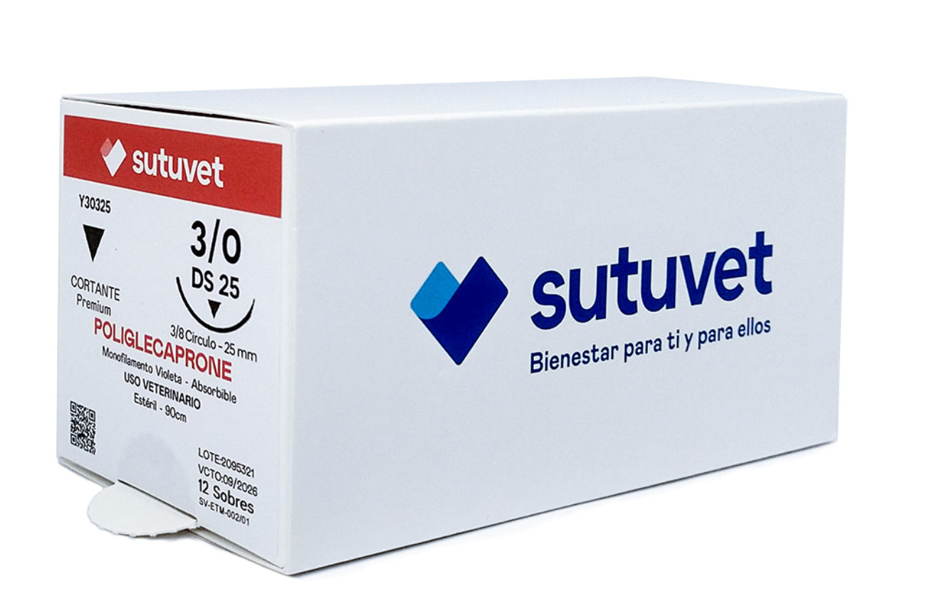 Suturas quirúrgicas absorbibles Poliglecaprone | SUTUVET ***