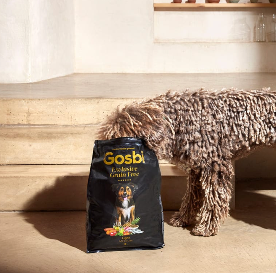 Exclusive Grain Free Dog Adult Medium Light | GOSBI ***
