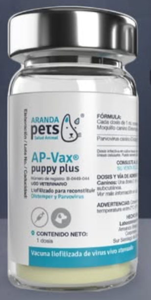 AP- VAX PUPPY PLUS - ARANDA PETS *