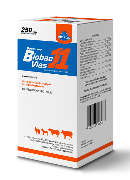 Bacterina Biobac 11 Vias - Bio Zoo *