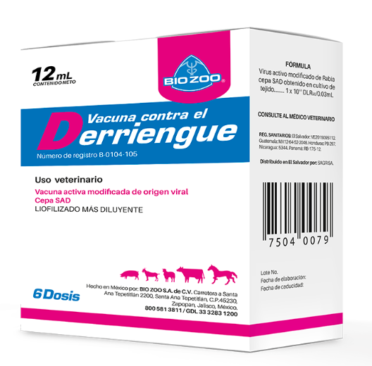 Vacuna contra el Derriengue - Bio Zoo *
