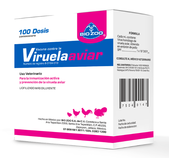 Vacuna contra la Viruela Aviar - Bio Zoo *
