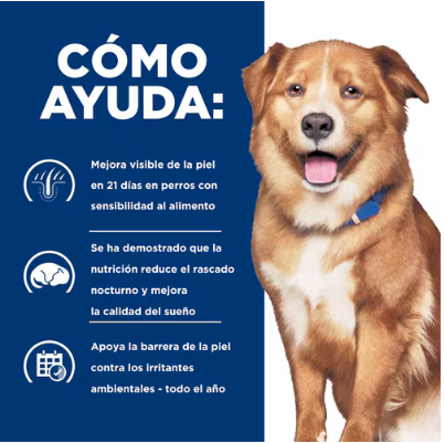 Hill's Prescription Diet Derm Complete Alimento Seco Receta de Arroz y Huevo para Perros