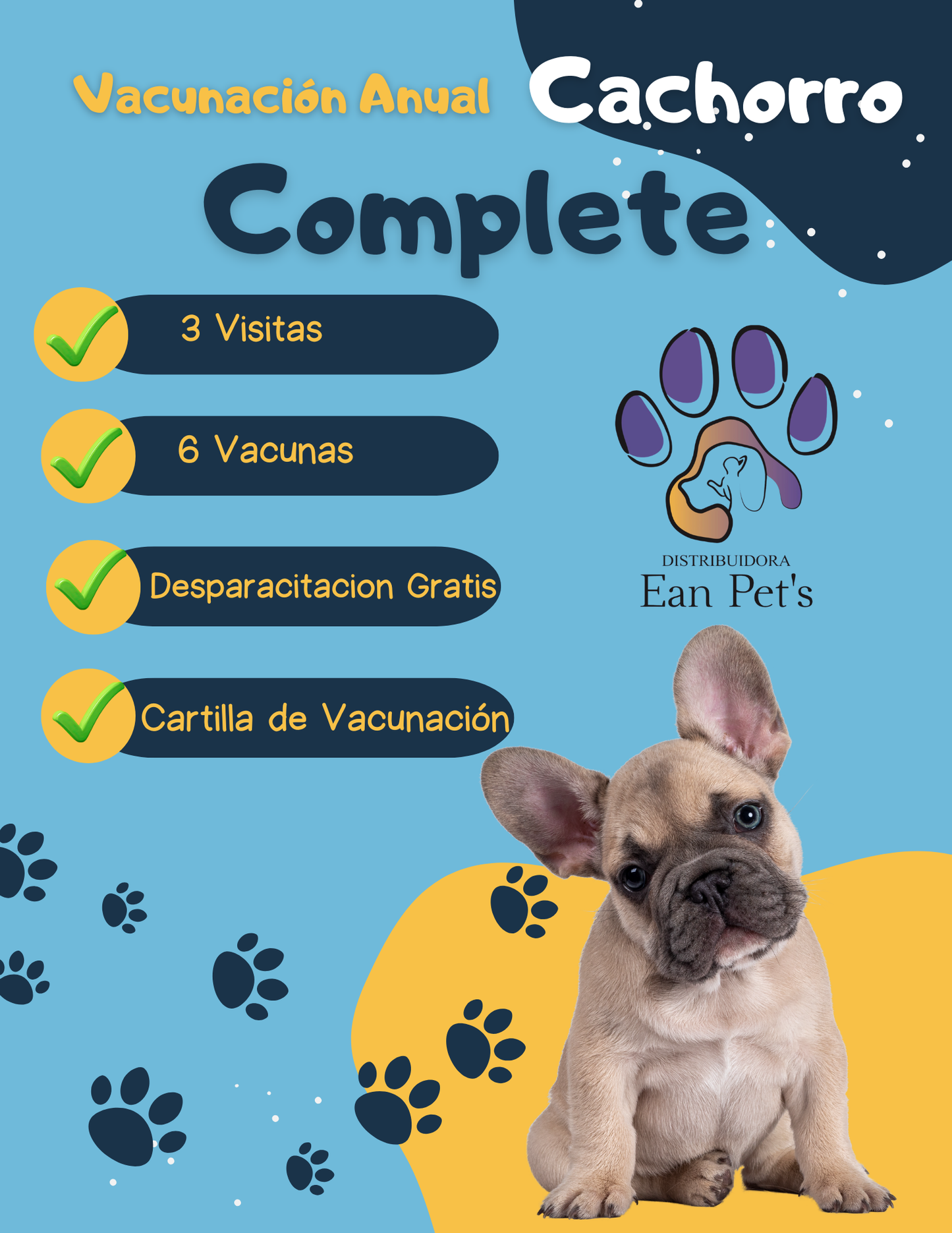Vacunación Anual Cachorro Complete