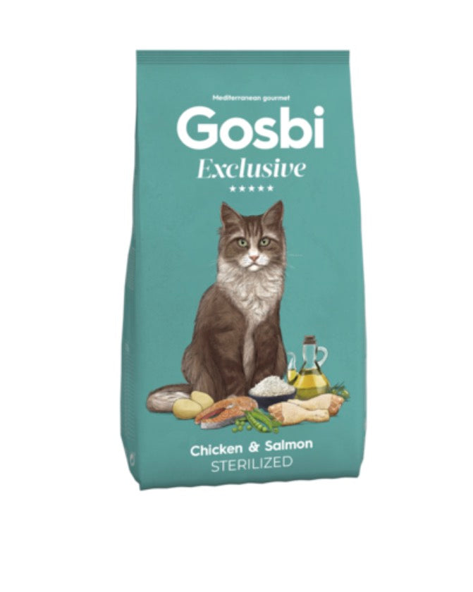 Gosbi Exclusive Cat Chicken & Salmon Sterilized - Gosbi