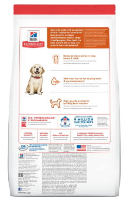 Hill's Science Diet Alimento Seco para Cachorro Raza Gigante Receta Pollo y Avena
