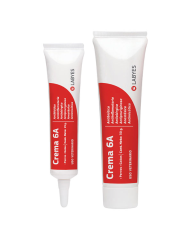 Crema Dermatologico 6A para Perro y Gato 15g - LABYES