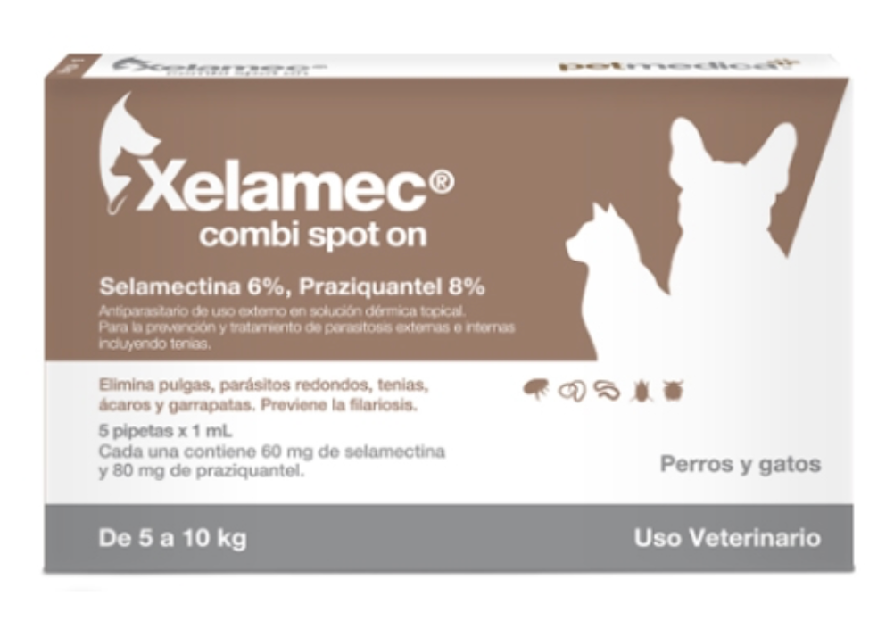 Xelamec® Combi Spot On, 1 Pipeta .25ml - Petmedica