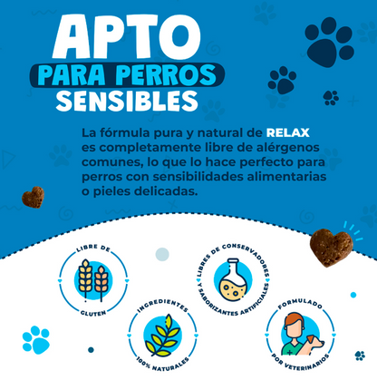Relajante Natural para Ansiedad y Estrés en Perros | Waggy's Relax ***