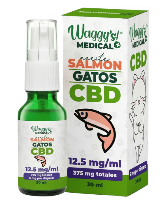 Aceite de Salmón Calmante para Gatos | Waggy's ***