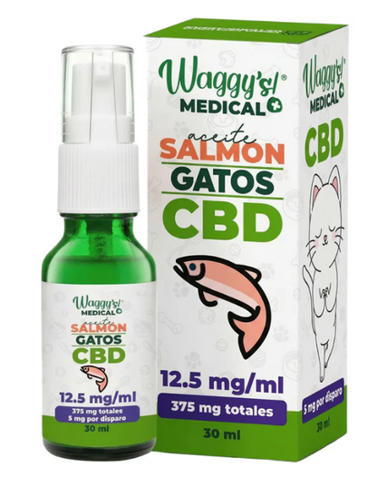 Aceite de Salmón Calmante para Gatos | Waggy's ***