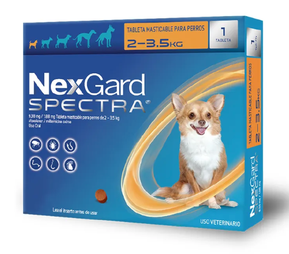 NEXGARD SPECTRA 2-3.5 KG ( XS)