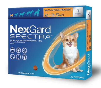 NEXGARD SPECTRA 2-3.5 KG ( XS)