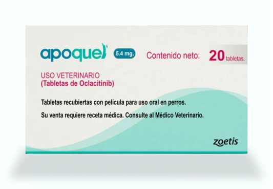 Apoquel 5.4mg - C/20 Tabletas - C/100 Tabletas