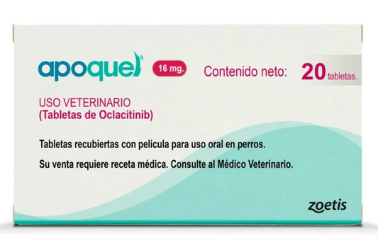Apoquel 16mg - C/20 Tabletas - C/100Tabletas
