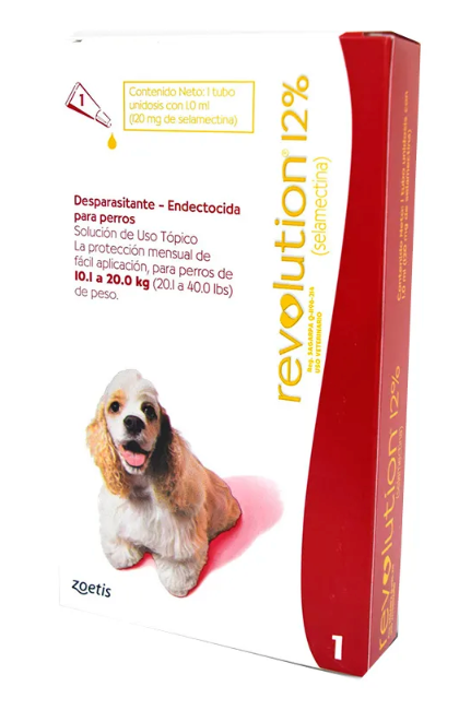 Revolution Rojo 10.1 a 20 kg de 1 Pipeta