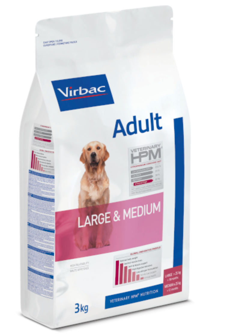 VETERINARY HPM ADULT DOG LARGE & MEDIUM