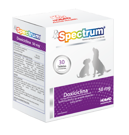 RX SPECTRUM® DOXICICLINA - 50 MG