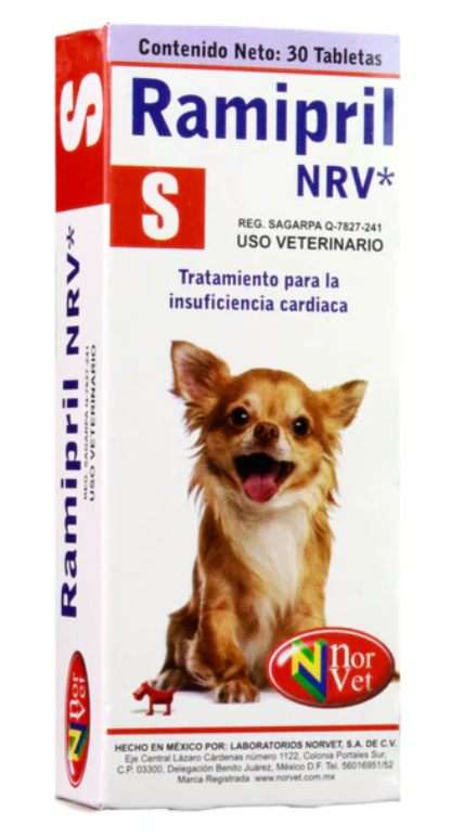 RAMIPRIL NRV S 30 TABLETAS ( 0.625 MG )