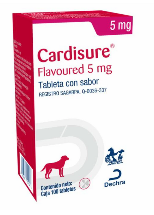 Cardisure 5 mg (100 tabletas) - DECHRA