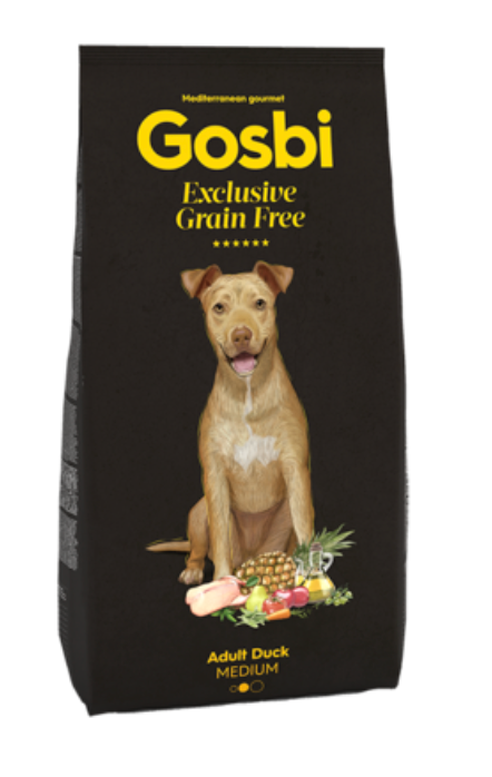 EXCLUSIVE GRAIN FREE  Adult duck medium - GOSBI
