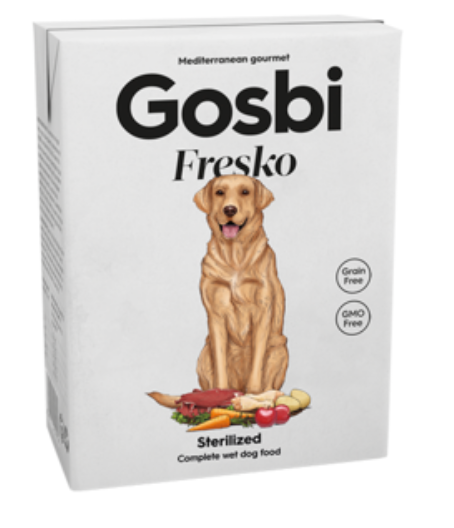 FRESKO  Dog sterilized 375 G. Paq. 3 Pzas. - GOSBI