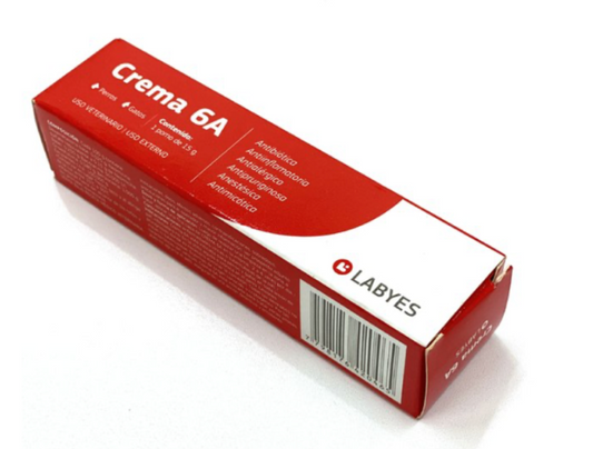 Crema Dermatologico 6A para Perro y Gato 15g - LABYES