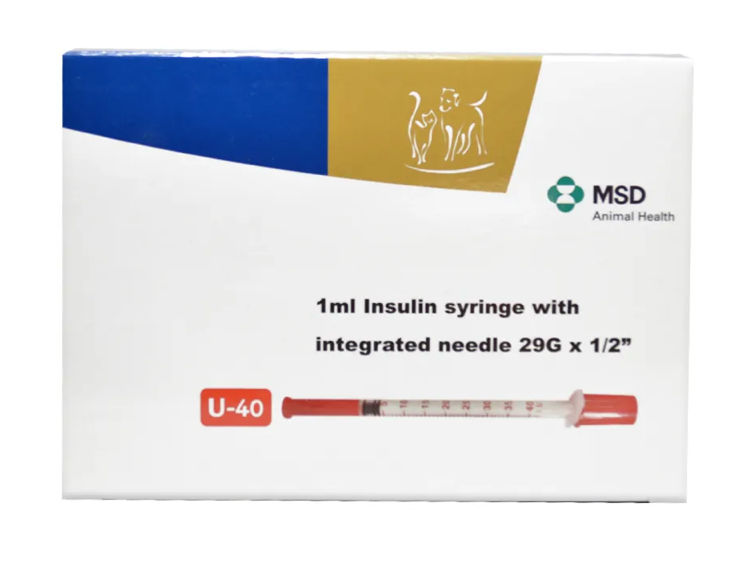 Jeringa Caninsulin 1ML C/30 - MSD
