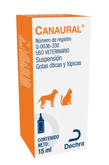 CANAURAL 15 ML ( GOTAS ÓTICAS Y TÓPICAS ) - DECHRA